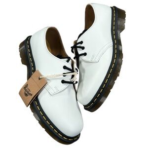 Dr. Martens 1461 Bex White Smooth Leather Low Top Oxford Shoes Sz WMS 7 Mens 6